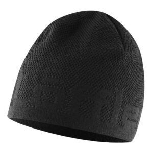 Loeffler Knetted Logo Beanie Negro  Hombre