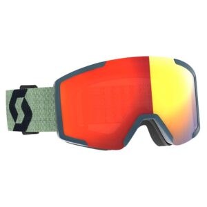 Scott Shield Ski Goggles Multicolor Enhancer Red Chrome/CAT3
