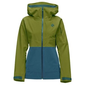 Black Diamond Recon Stretch Ski Shell Jacket Verde,Azul L Mujer
