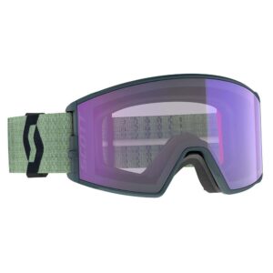 Scott React Light Sensitive Ski Goggles Verde Light Sensitive Blue Chrome/CAT2-3