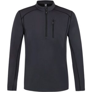 Protest Prtkurano Half Zip Long Sleeve T-shirt Gris L Hombre