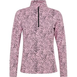 Protest Prtgrenada Half Zip Long Sleeve T-shirt Rosa M Mujer