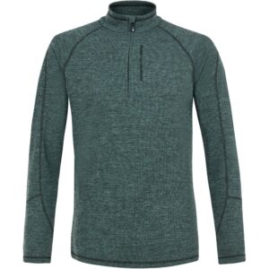 Protest Prtlouisiana Half Zip Long Sleeve T-shirt Verde L Hombre