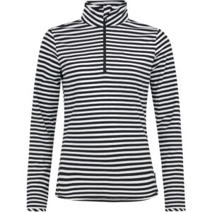 Protest Prtgrenada Half Zip Long Sleeve T-shirt Blanco,Azul L Mujer